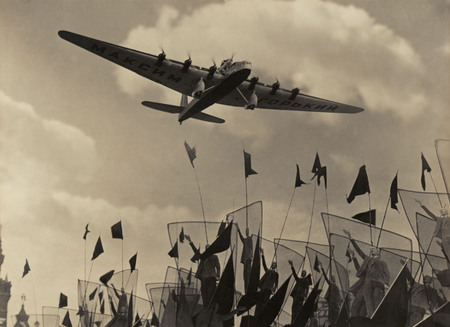 George Petrusov.
Airplane “Maxim Gorki”. 
1934