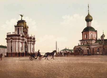 Peter Pavlov.
Moscow. Red Square. 
1900–1910. 
“Moscow House of Photography” Museum