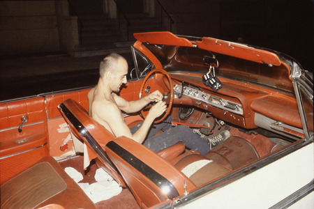 Nan Goldin.
Bruce in his car, NYC. 
1981. 
© Nan Goldin, courtesy Galerie Yvon Lambert
