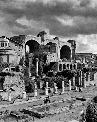 Elio Ciol.
Imperial Forum.
Rome, 1955.
© Elio Ciol